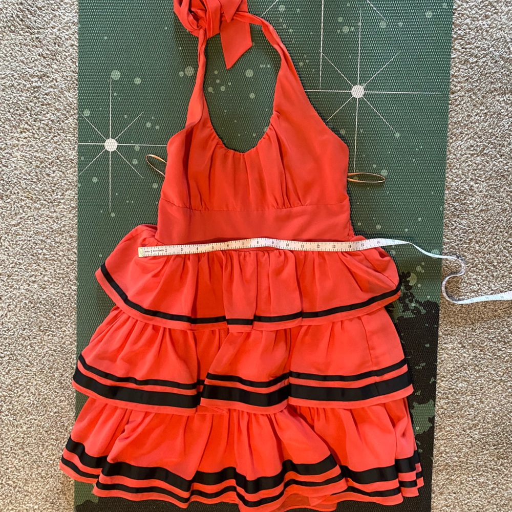 Gently worn halter mini summer dress